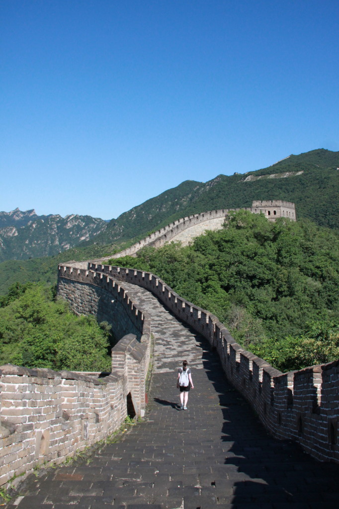 Von den schönsten Tagen in Peking wird ja leider nie in den Medien berichtet. Perfekter Tag auf der Mauer!